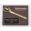 Ceremonial Scissors Plaque for 15" Gold Ceremonial Scissors